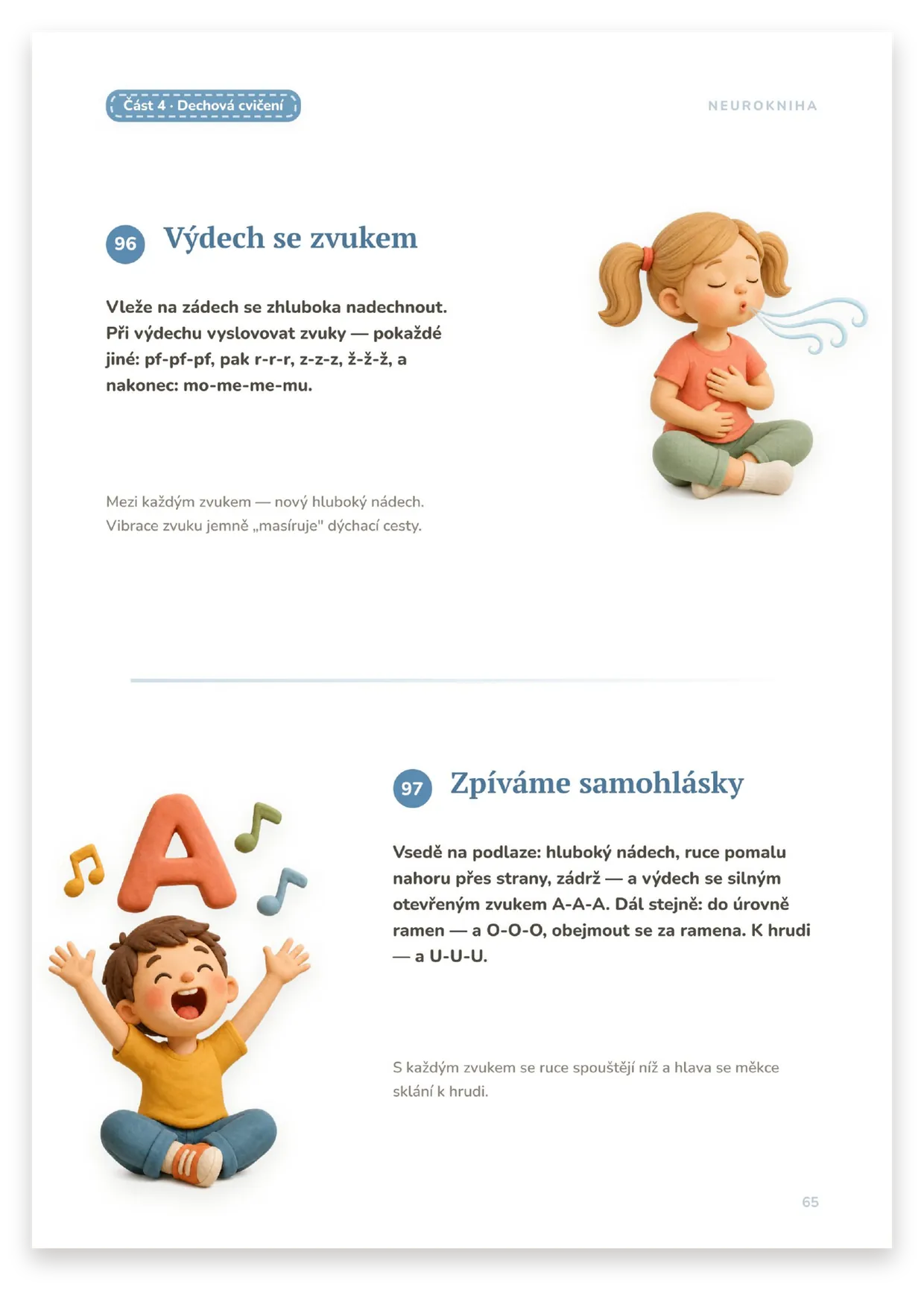 Dechová cvičení se zvukem